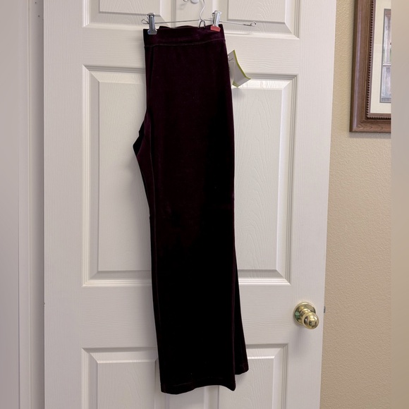 Velour Pant in Merlot - by Style & Company - Sz. PL - - Picture 4 of 7